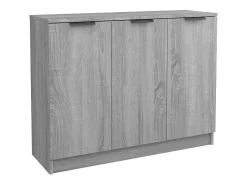 Aparador Sonoma gris 90,5x30x70 cm Madera de ingeniería
