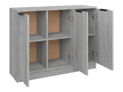 Aparador Sonoma gris 90,5x30x70 cm Madera de ingeniería