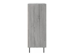 Aparador Sonoma gris 69,5x34x90 cm madera de ingeniería