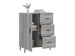 Aparador Sonoma gris 69,5x34x90 cm madera de ingeniería