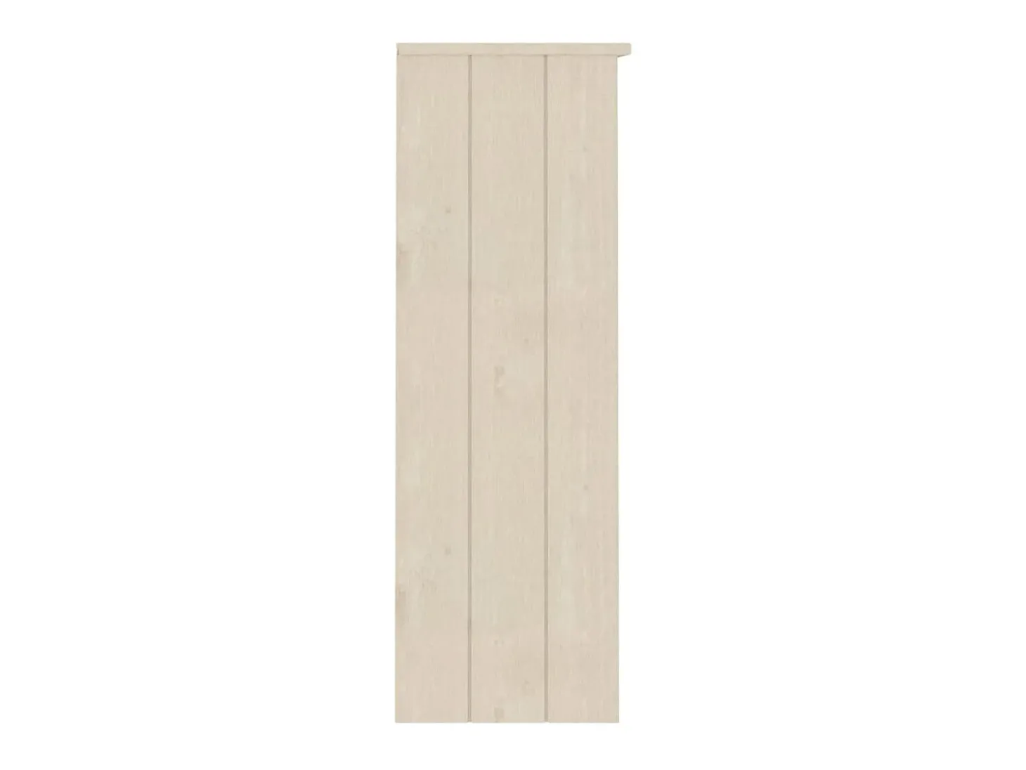 Aparador superior HAMAR pino macizo marrón miel 85x35x100 cm ES70538