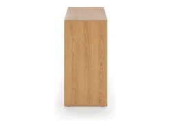 Aparador Tori 3 Puertas 3 cajones, Color Roble, 140 cm