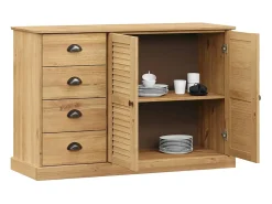 Aparador VIGO con cajones 113x40x75 cm madera maciza de pino