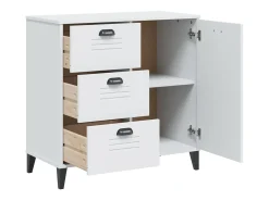 Aparador VIKEN blanco 80x40x80 cm madera de ingeniería