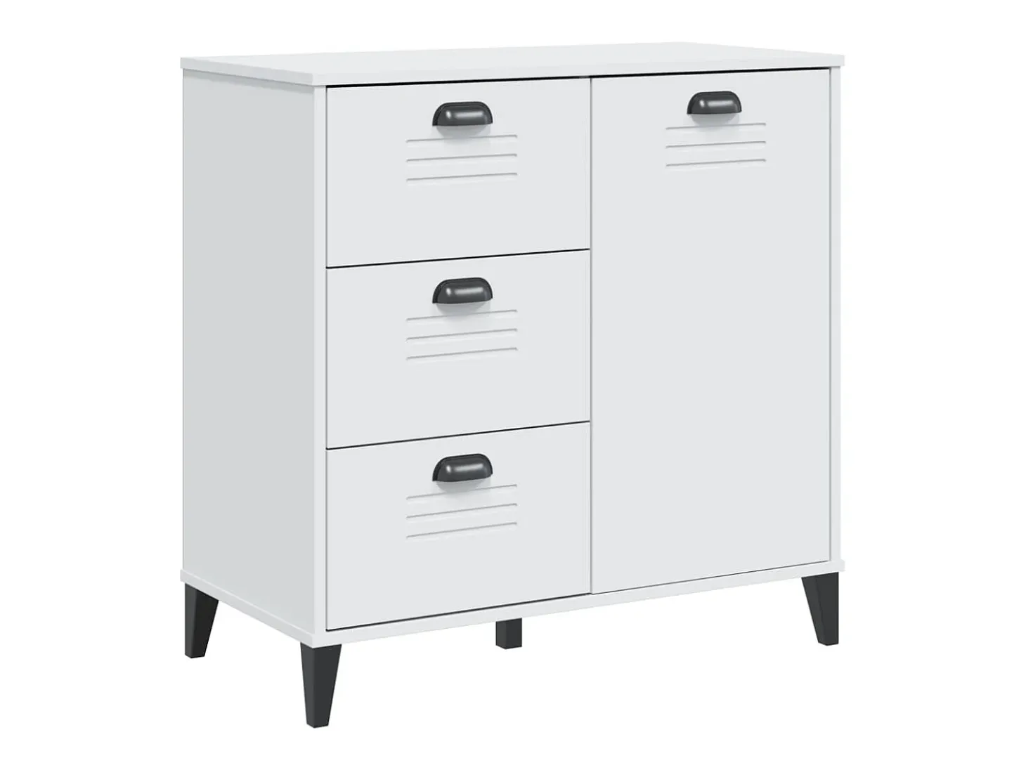 Aparador VIKEN blanco 80x40x80 cm madera de ingeniería