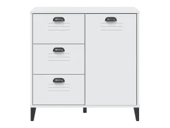 Aparador VIKEN blanco 80x40x80 cm madera de ingeniería