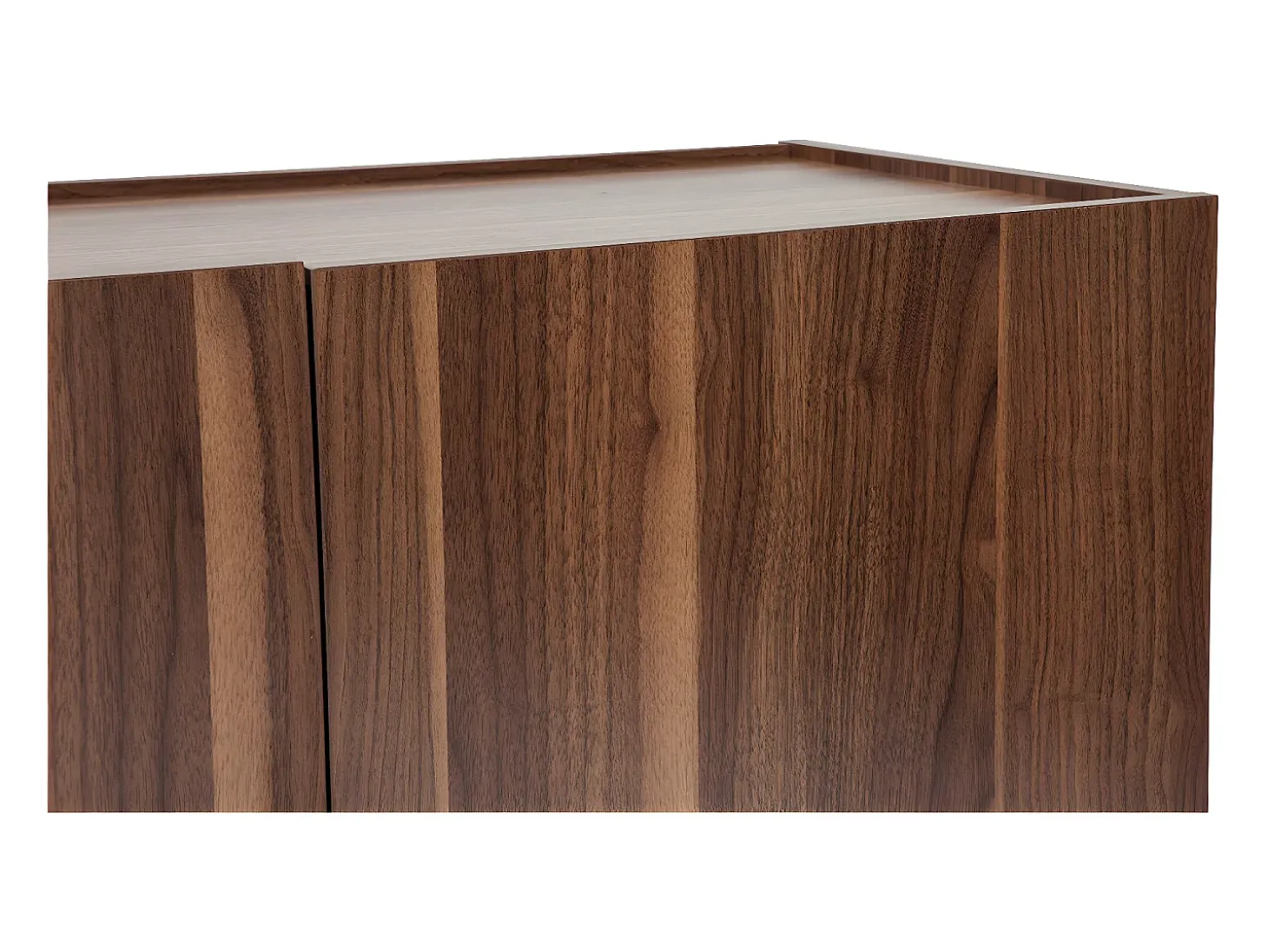 Aparador vintage con 4 puertas de madera oscura 180 cm SANAA