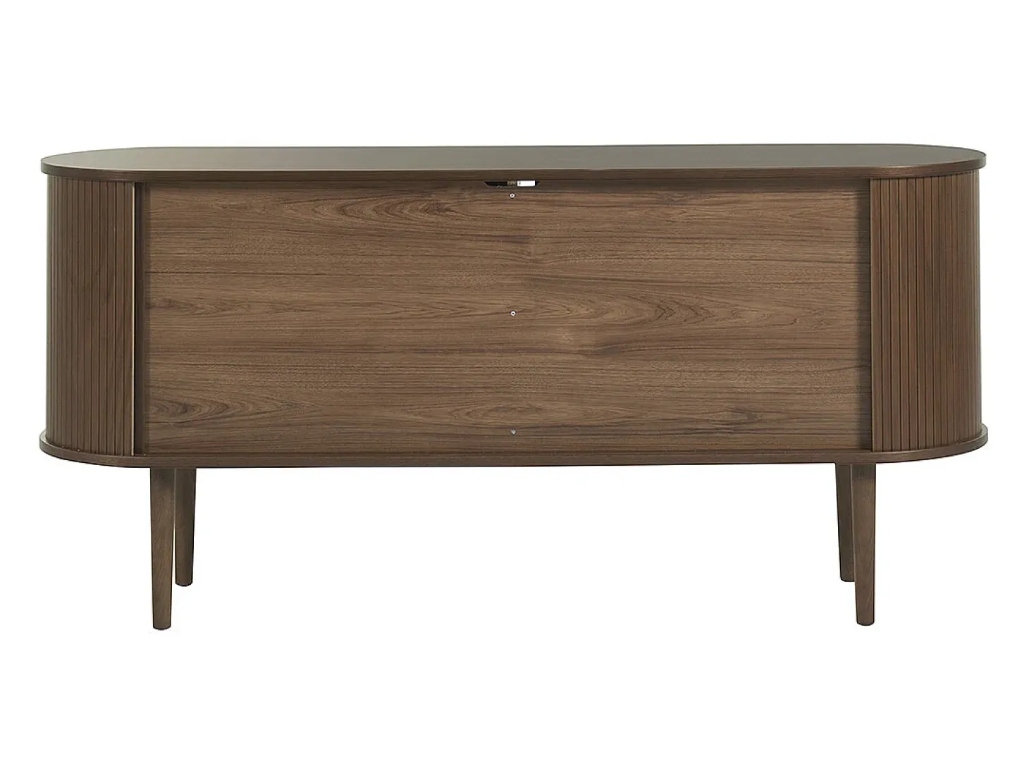Aparador vintage de madera oscura con 2 puertas correderas 160 cm EPIC