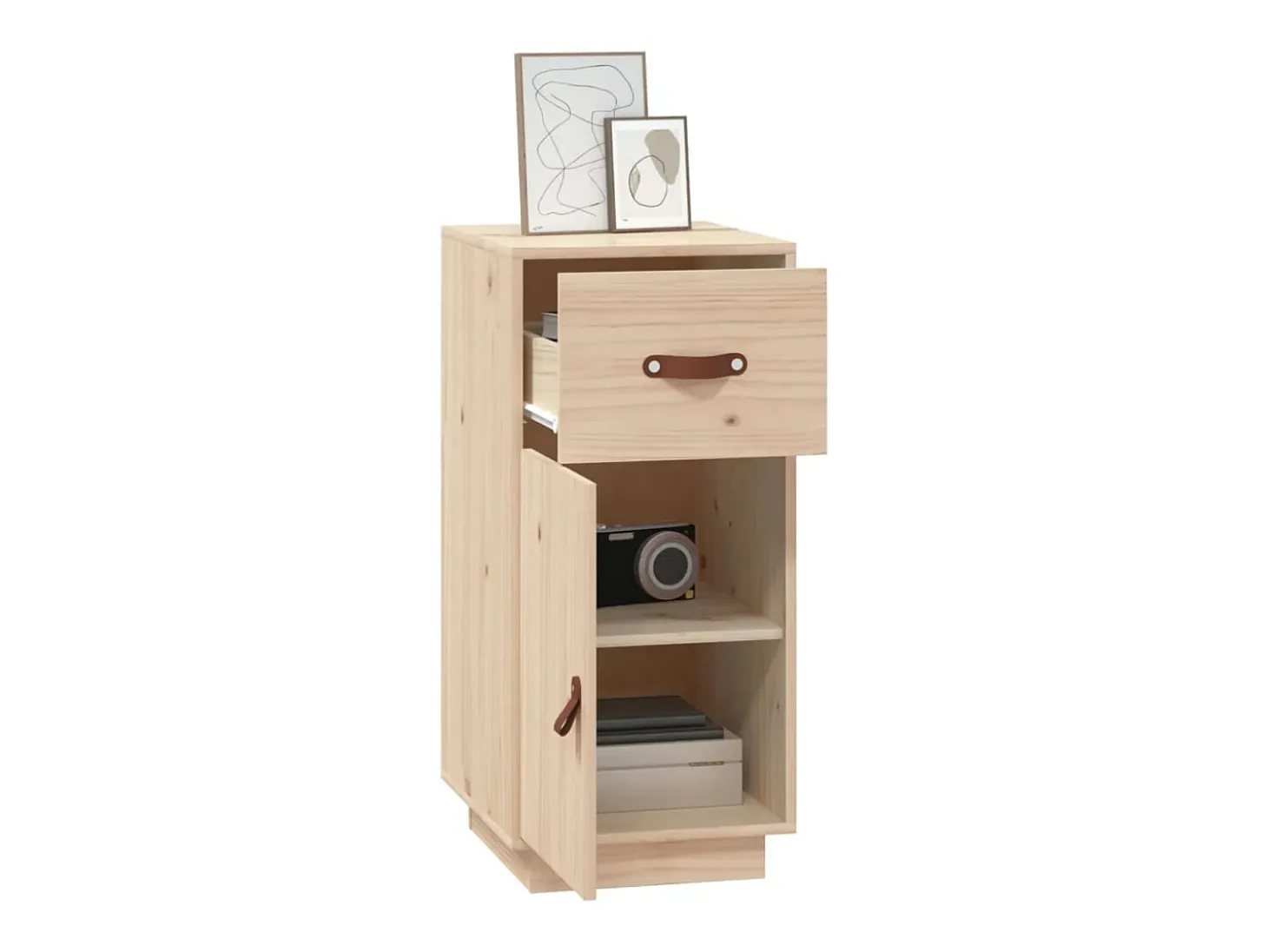 Aparador 34x40x75 cm Madera maciza de pino