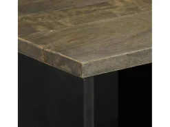 Aparador 80x33x75 cm madera maciza mango