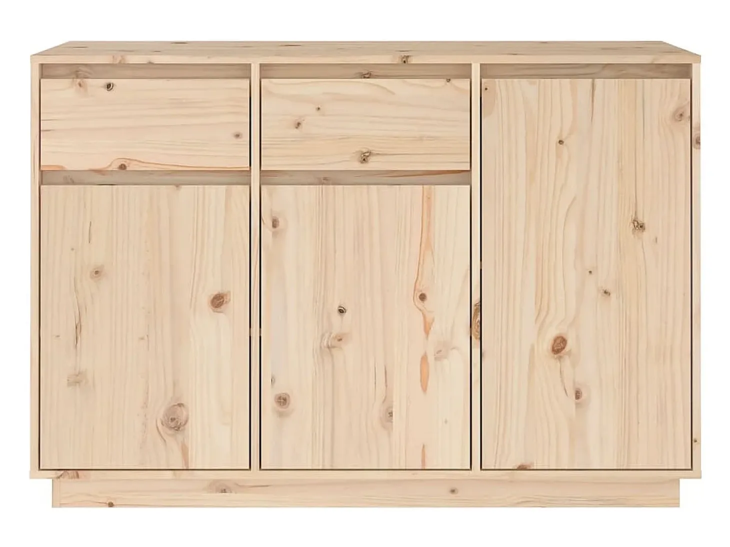Aparador 110x34x75 cm madera maciza de pino