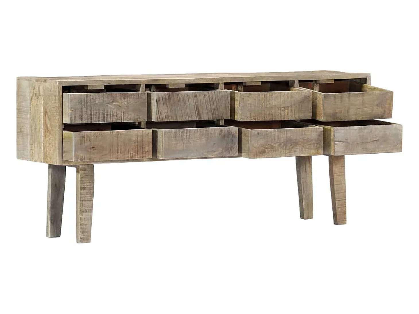 Aparador 140x30x60 cm Madera maciza de mango