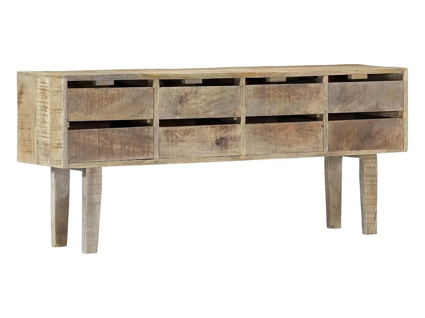Aparador 140x30x60 cm Madera maciza de mango