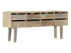 Aparador 140x30x60 cm Madera maciza de mango