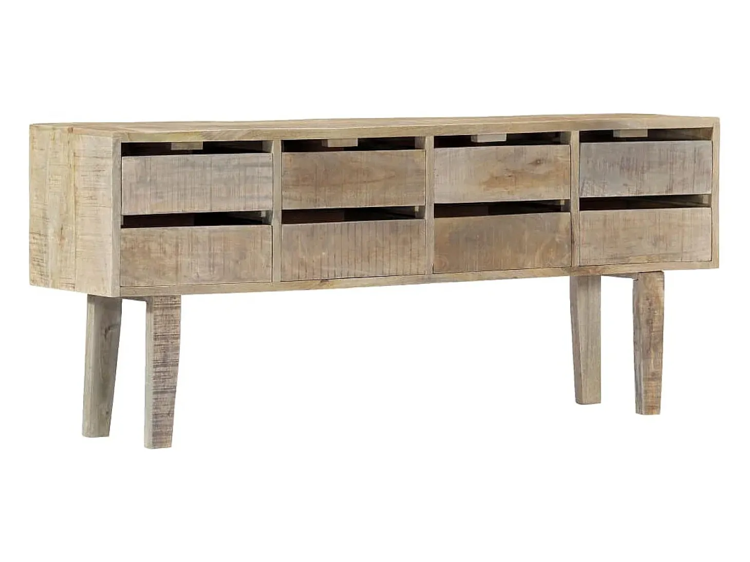 Aparador 140x30x60 cm Madera maciza de mango