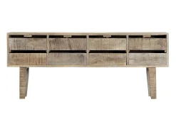 Aparador 140x30x60 cm Madera maciza de mango