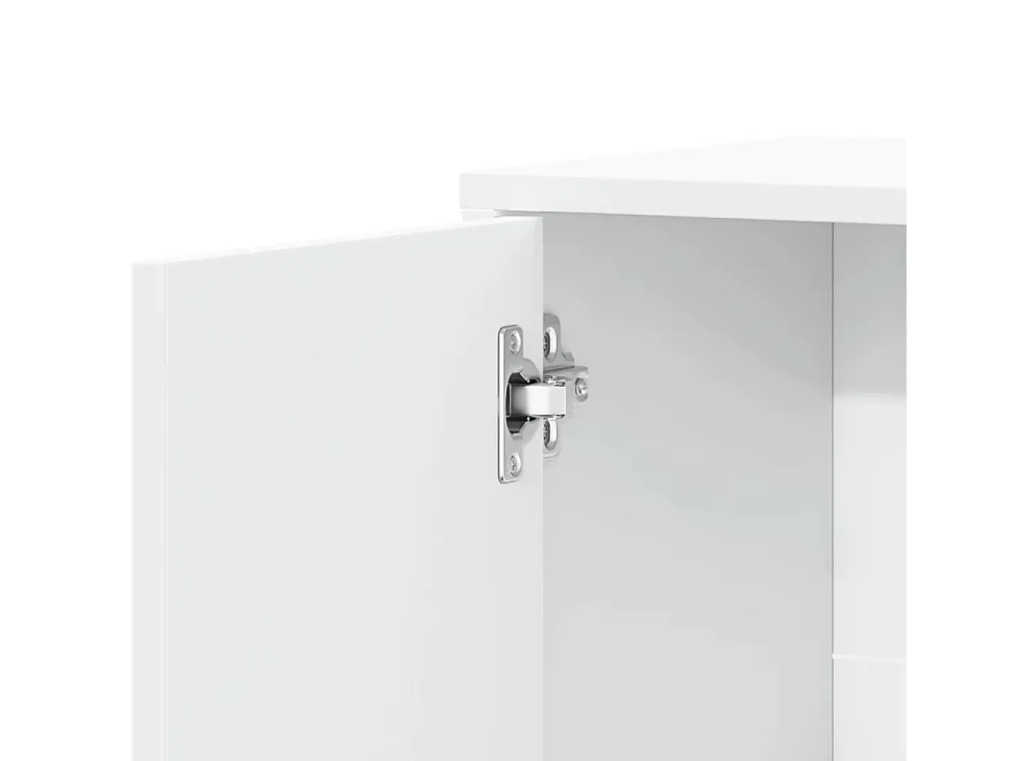 Aparadores 2 piezas blanco 60x31x70 cm madera de ingeniería
