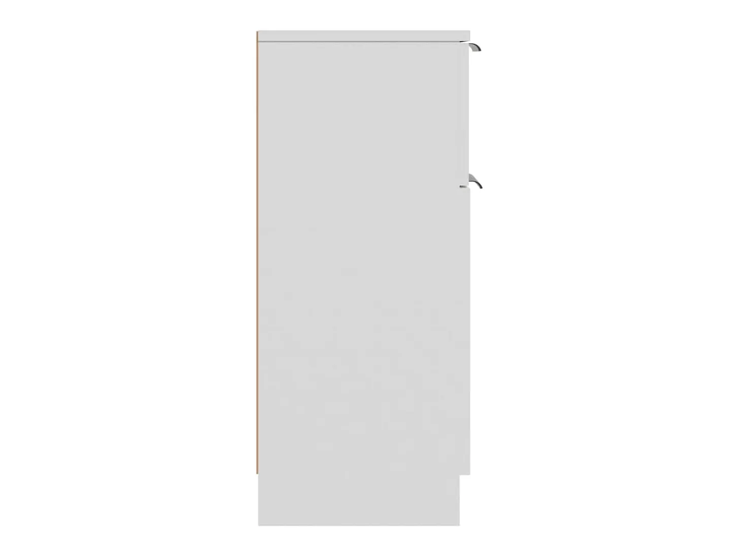 Aparadores 2 piezas blanco 30x30x70 cm madera de ingeniería