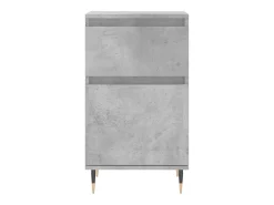 Aparadores 2 piezas gris hormigón 40x35x70 cm madera de ingeniería