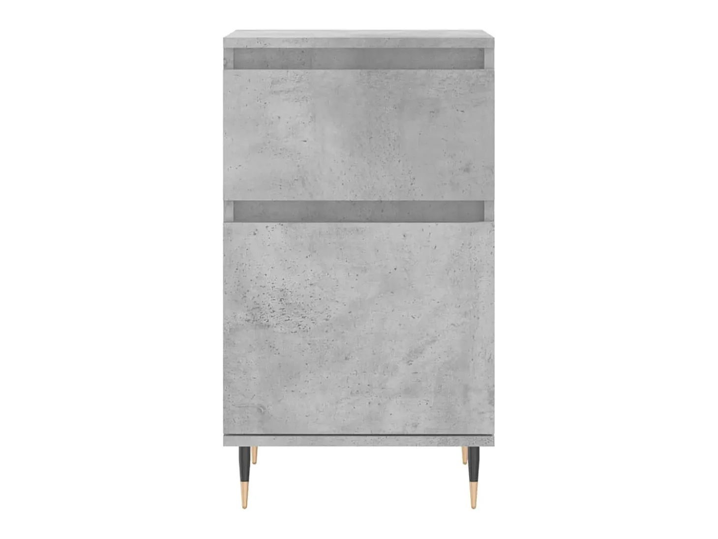 Aparadores 2 piezas gris hormigón 40x35x70 cm madera de ingeniería