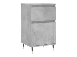 Aparadores 2 piezas gris hormigón 40x35x70 cm madera de ingeniería