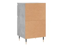 Aparadores 2 piezas gris hormigón 40x35x70 cm madera de ingeniería