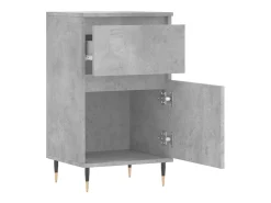 Aparadores 2 piezas gris hormigón 40x35x70 cm madera de ingeniería