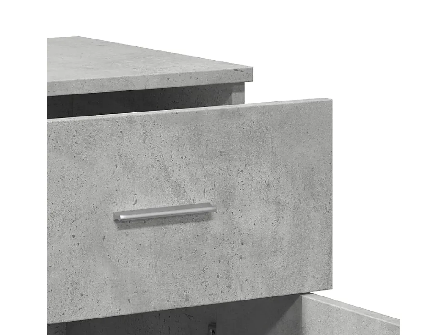 Aparadores 2 piezas gris hormigón 79x38x80 cm madera de ingeniería