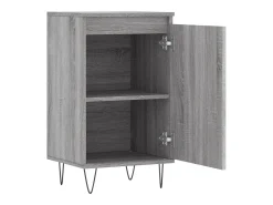 Aparadores 2 piezas gris sonoma 40x35x70 cm madera de ingeniería