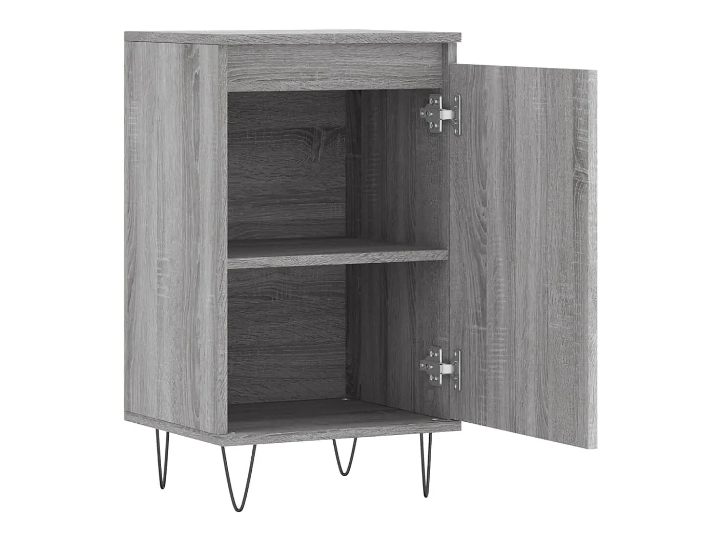 Aparadores 2 piezas gris sonoma 40x35x70 cm madera de ingeniería
