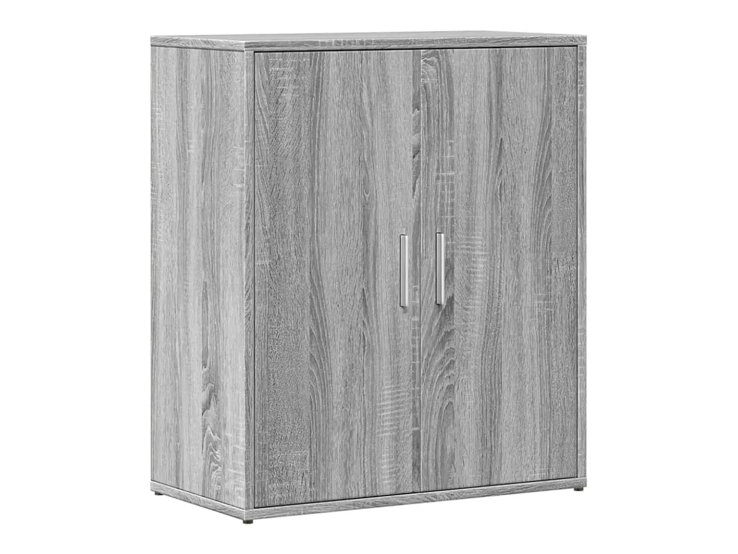 Aparadores 2 piezas gris sonoma 60x31x70 cm madera de ingeniería
