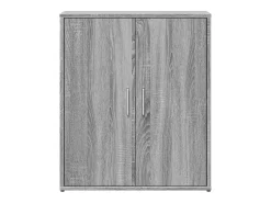Aparadores 2 piezas gris sonoma 60x31x70 cm madera de ingeniería