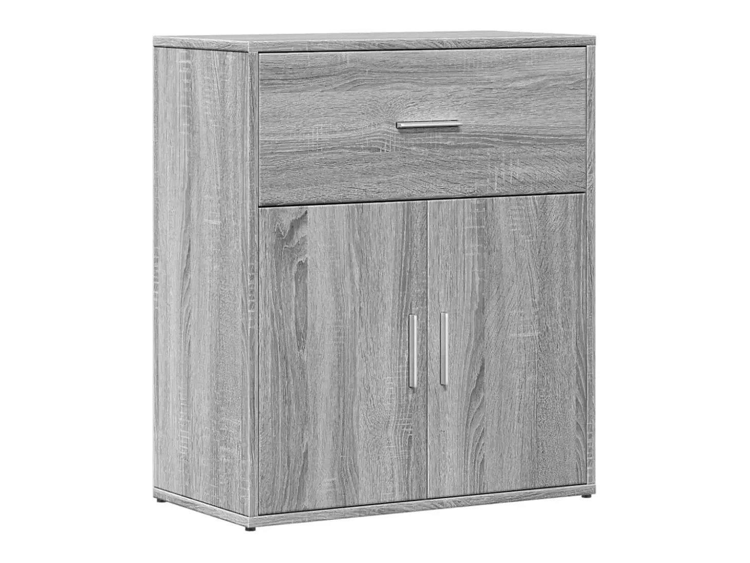 Aparadores 2 piezas gris sonoma 60x31x70 cm madera de ingeniería
