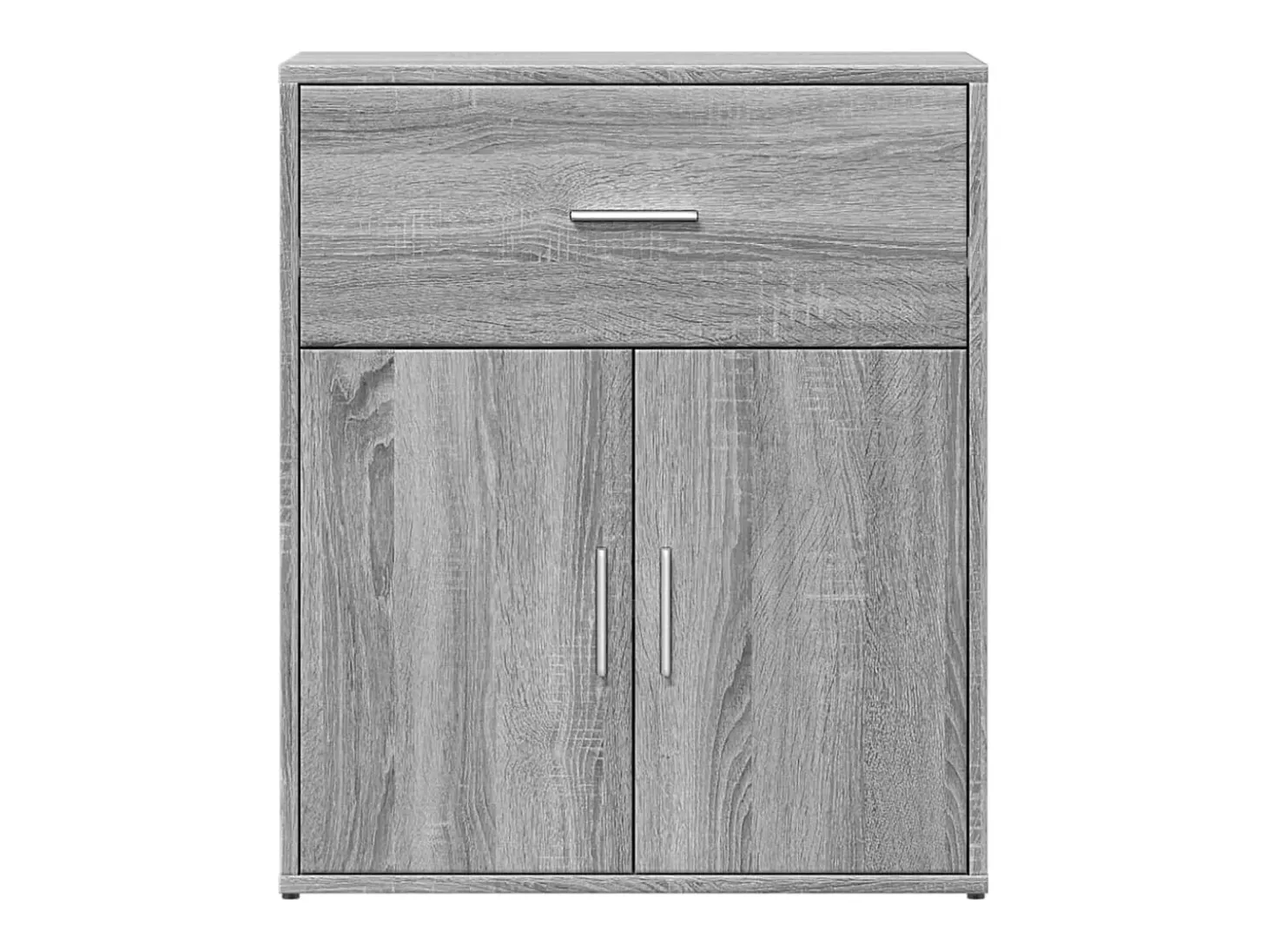 Aparadores 2 piezas gris sonoma 60x31x70 cm madera de ingeniería