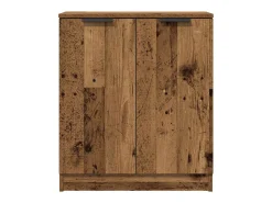 Aparadores 3 piezas madera vieja 60x30x70 cm madera de ingeniería