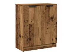 Aparadores 3 piezas madera vieja 60x30x70 cm madera de ingeniería