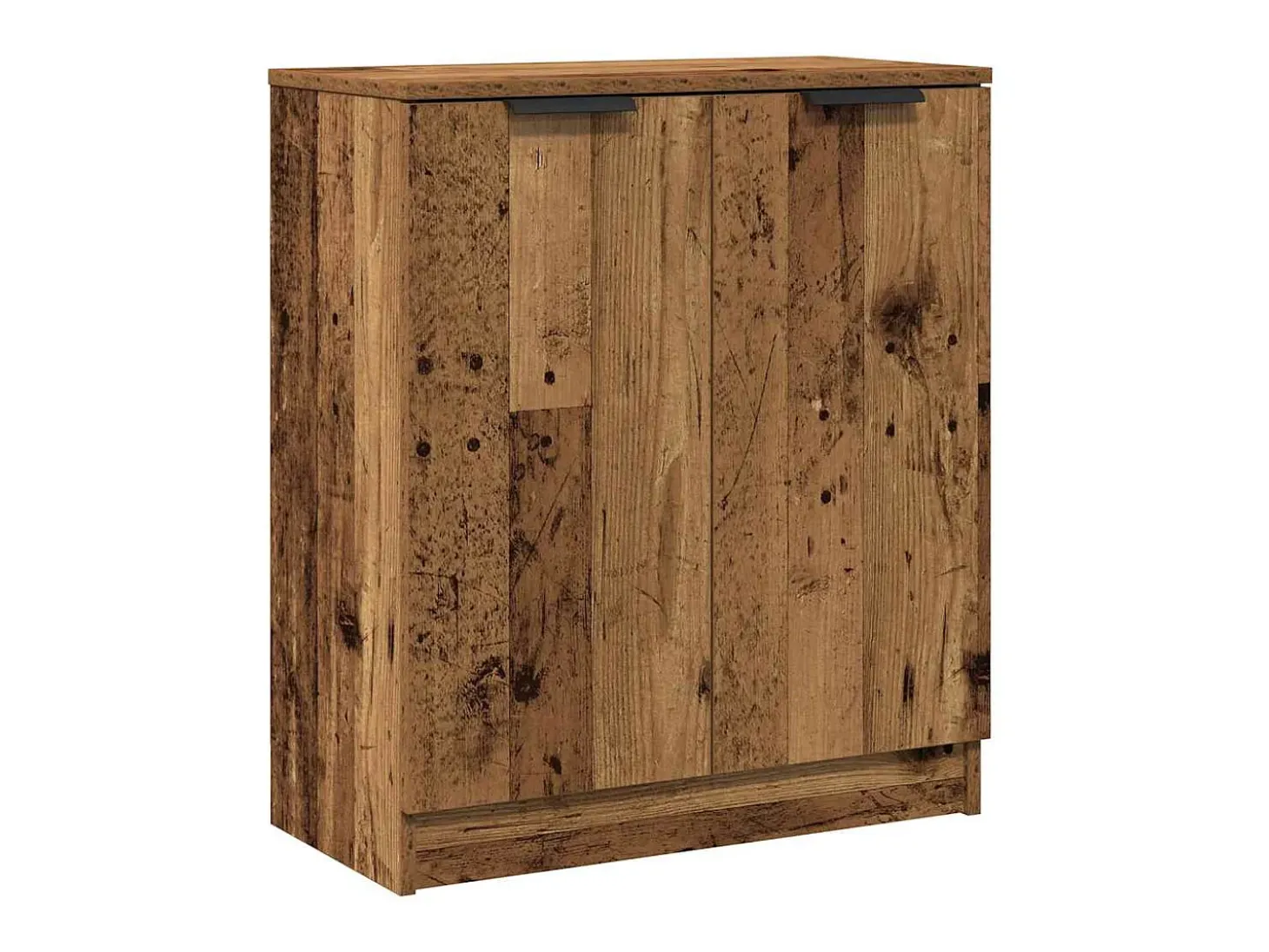 Aparadores 3 piezas madera vieja 60x30x70 cm madera de ingeniería