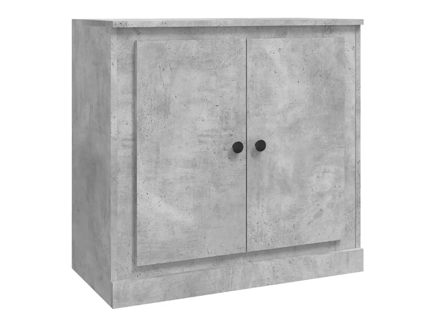 Aparadores 3 piezas madera contrachapada gris hormigón