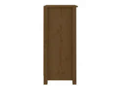 Aparadores 2 piezas marrón miel 40x35x80 cm madera maciza de pino