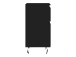 Aparadores 2 piezas negro 40x35x70 cm madera de ingeniería