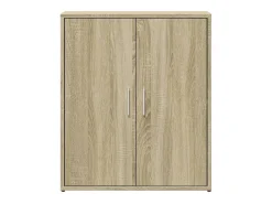 Aparadores 2 piezas roble sonoma 60x31x70 cm madera de ingeniería