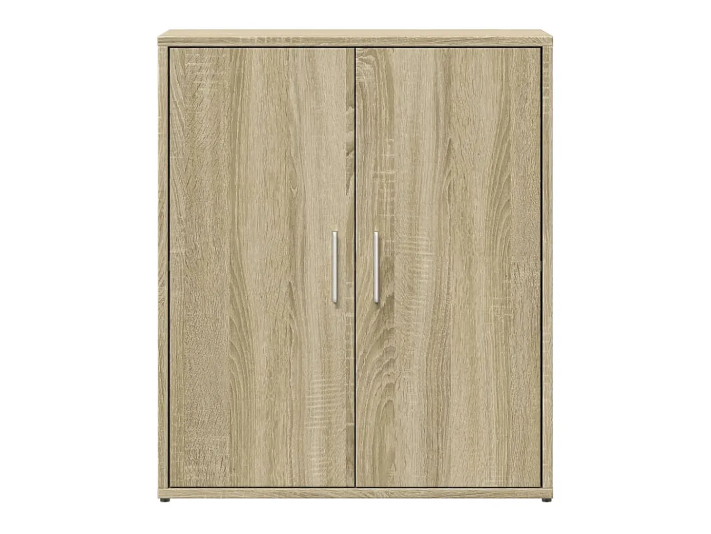 Aparadores 2 piezas roble sonoma 60x31x70 cm madera de ingeniería