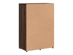 Aparadores 2 piezas roble marrón 60x31x84 cm madera de ingeniería