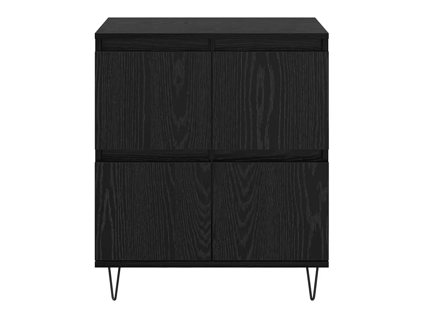 Aparadores 2 piezas Roble negro 120 x 35 x 70 cm Madera de ingeniería