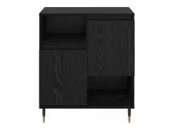 Aparadores 2 piezas Roble negro 120 x 35 x 70 cm Madera de ingeniería