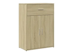 Aparadores 2 piezas roble sonoma 60x30x84 cm madera de ingeniería