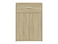 Aparadores 2 piezas roble sonoma 60x30x84 cm madera de ingeniería
