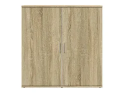 Aparadores 2 piezas roble sonoma 79x38x80 cm madera de ingeniería