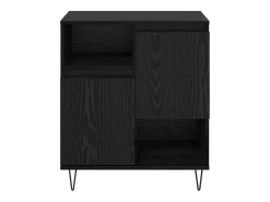 Aparadores 2 piezas Roble negro 120 x 35 x 70 cm Madera de ingeniería