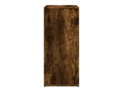 Aparadores 2 piezas roble ahumado 60x31x70 cm madera de ingeniería